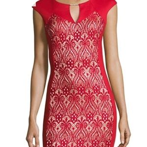 SOLD Gorgeous Red Bodycon JAX Dress Size 12 NWOT
